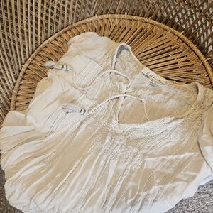 Elegant Cream Tunic Top